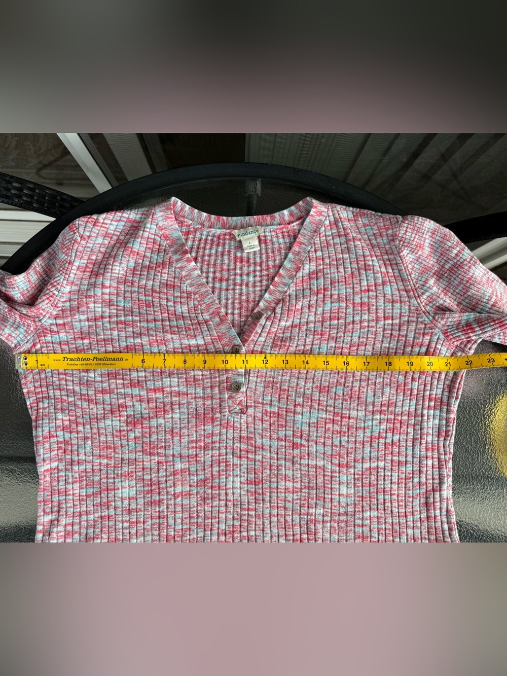Sundance Living Legend Space Dye Ribbed Henley - Picture 6 of 11